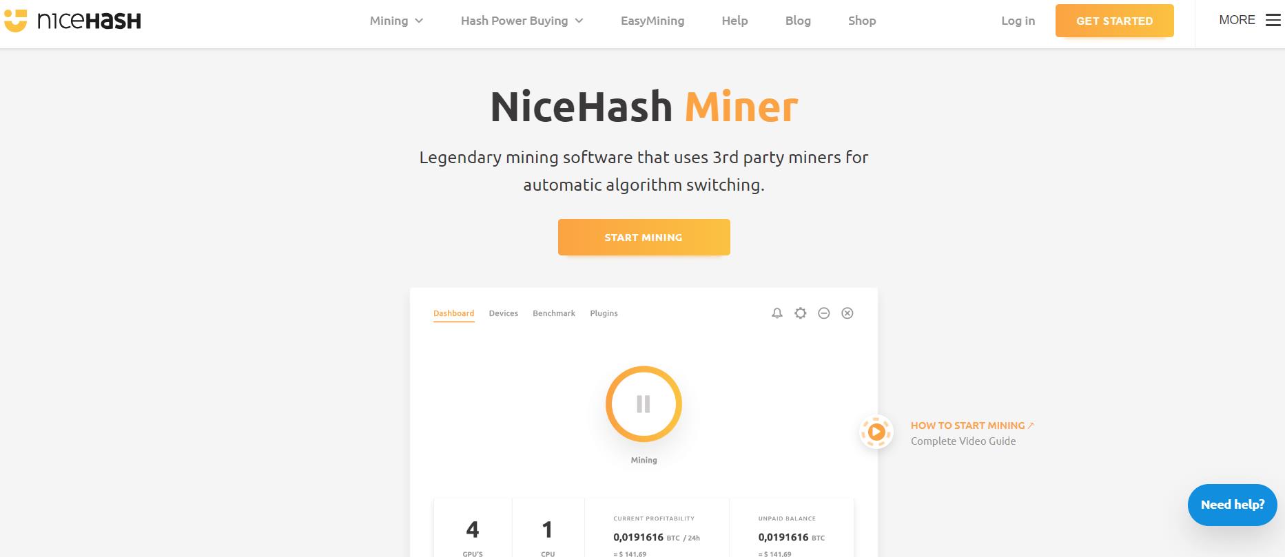 NiceHash Miner