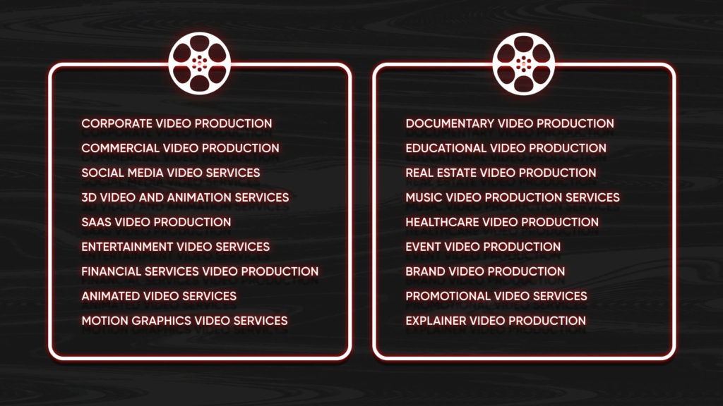 Types of Video Production Services